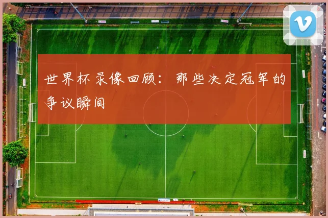 世界杯录像回顾：那些决定冠军的争议瞬间